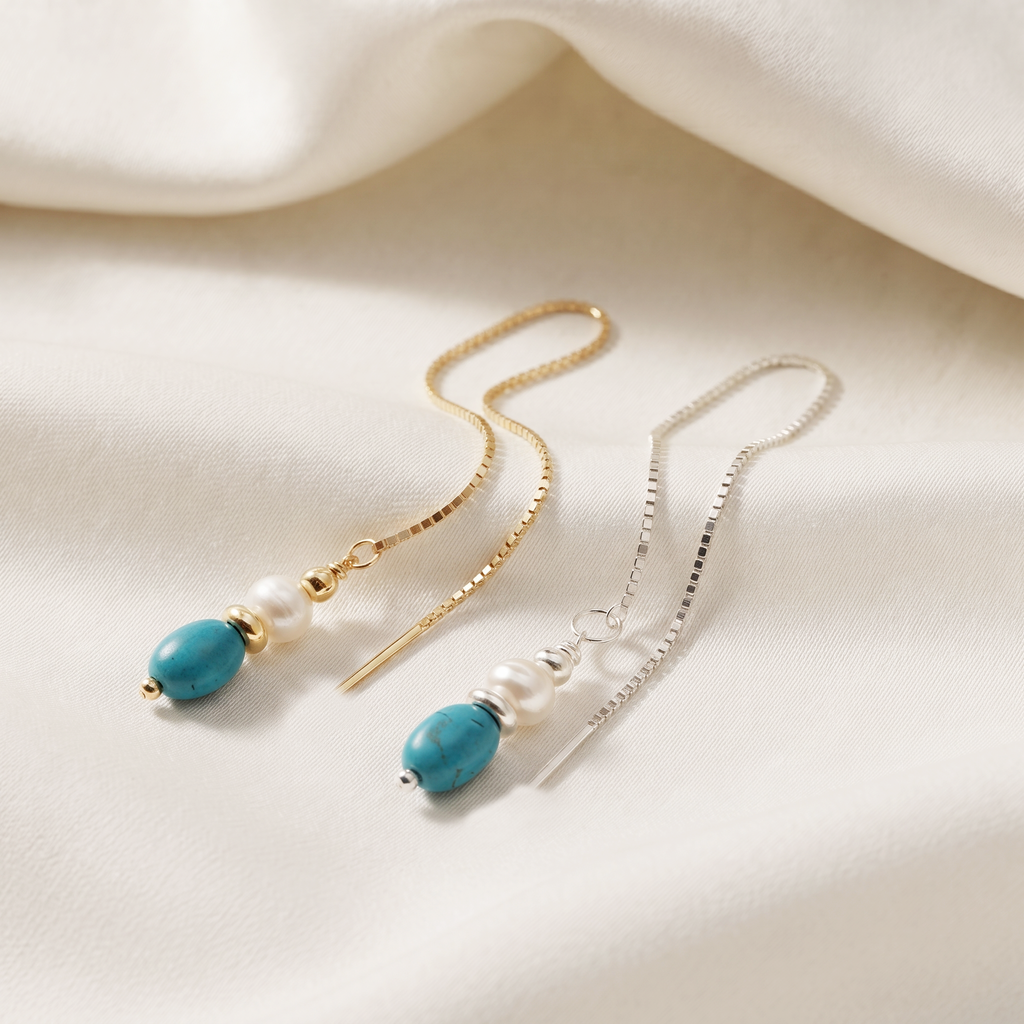 עגיל טורקיז נתלה | Turquoise