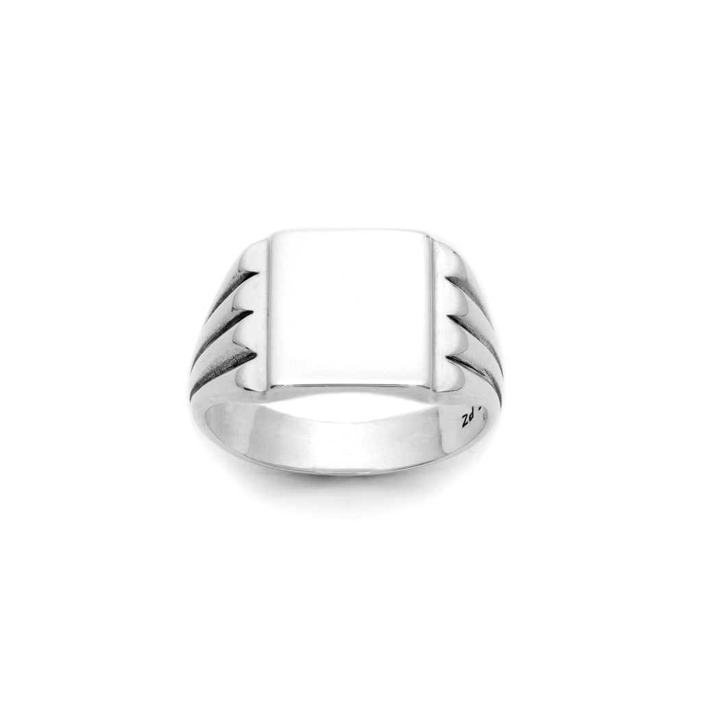 טבעת חותם לגבר | Adam