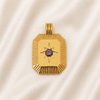 שרשרת  תליון אבן חודש לידה  | Birthstone