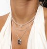 שרשרת  תליון אבן חודש לידה  | Birthstone