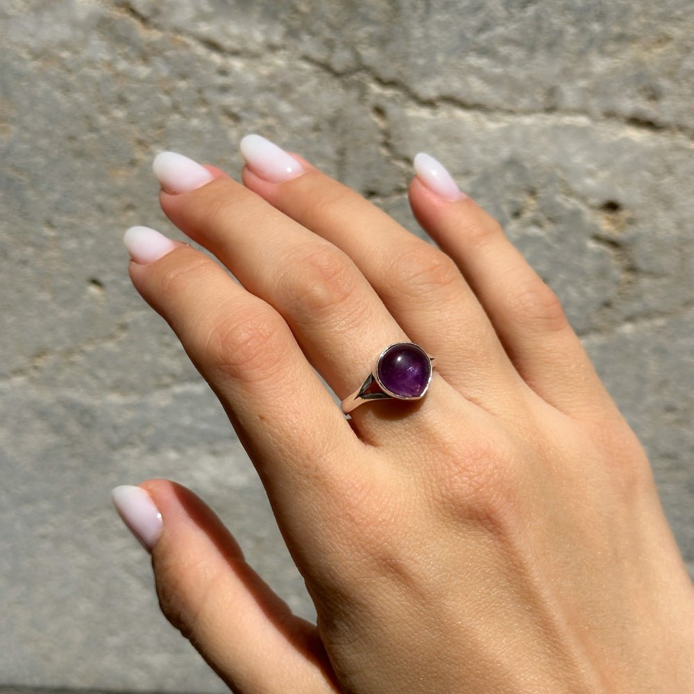 טבעת אבן חן 4 צבעים | Esty