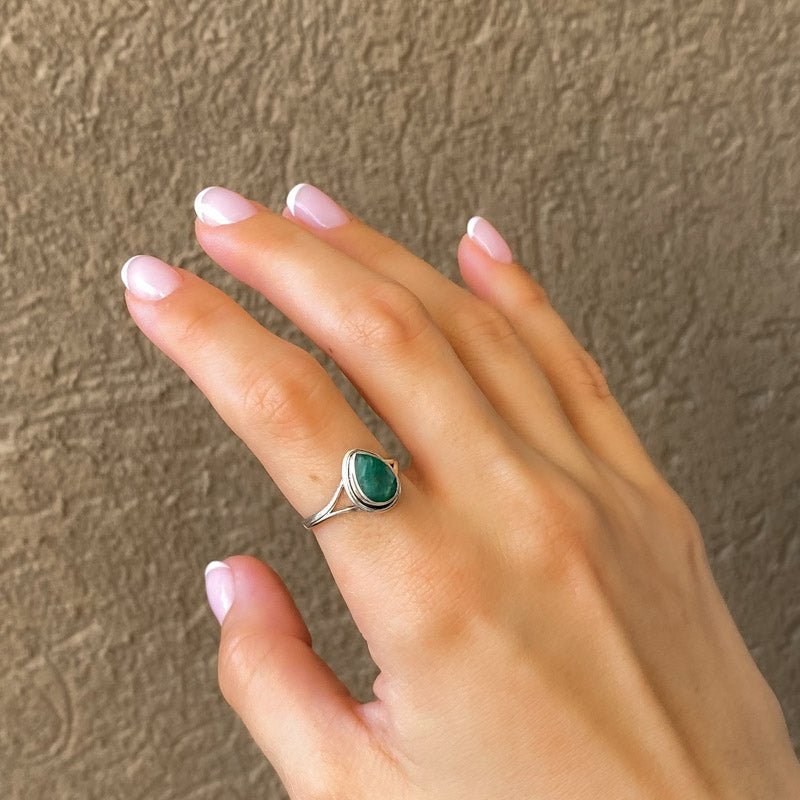 טבעת אבן חן | צבעים בהירים Drop