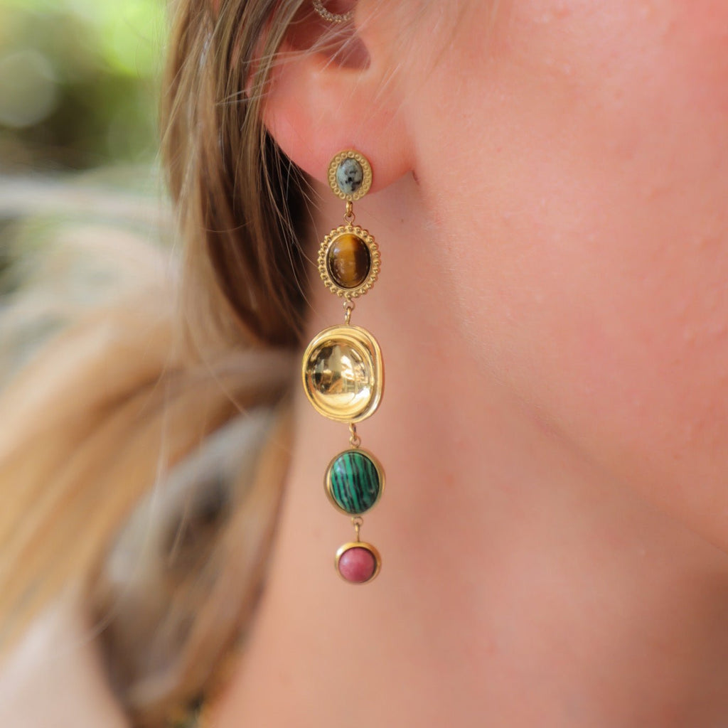 עגילי אבני חן | Muse