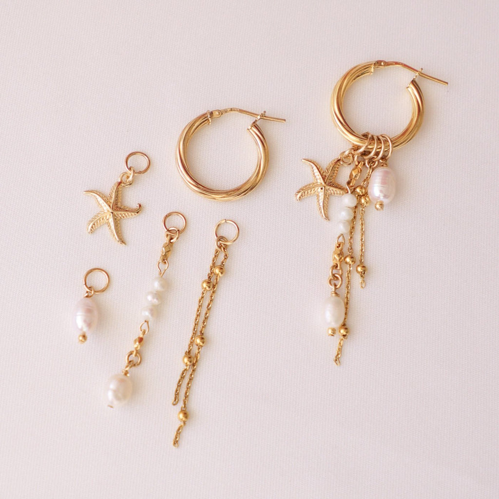 עגילי פנינה 6 ב-1 | Mermaid