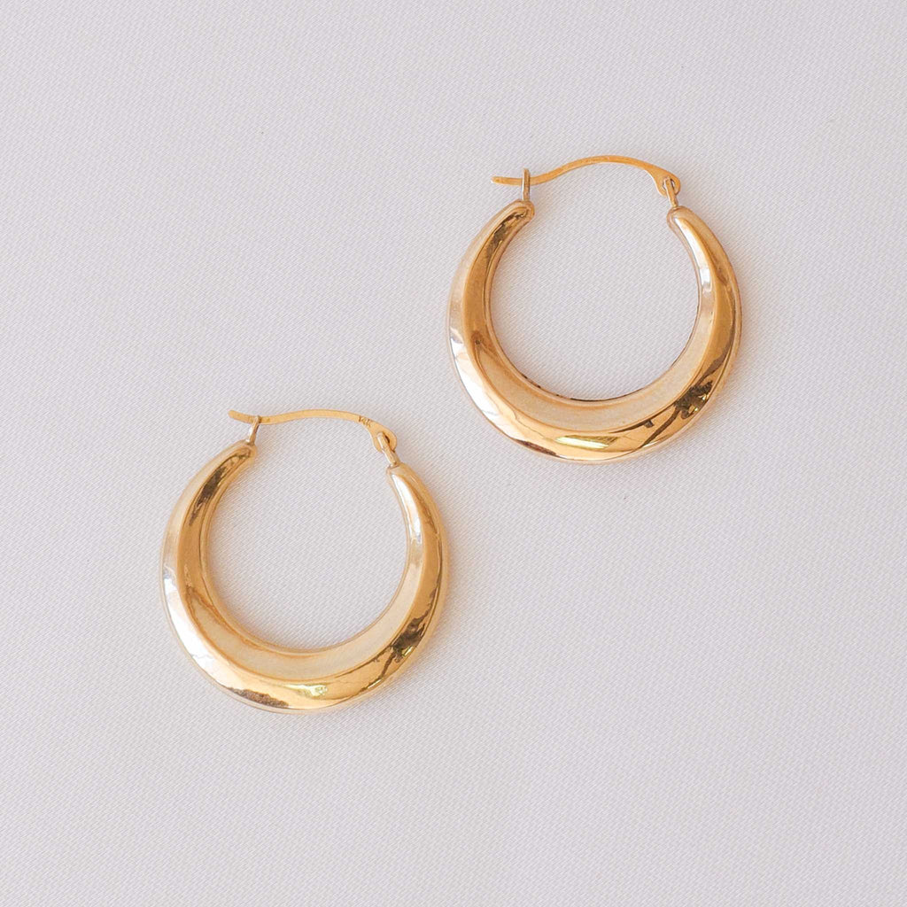 עגילי חישוק Astra | זהב 14K