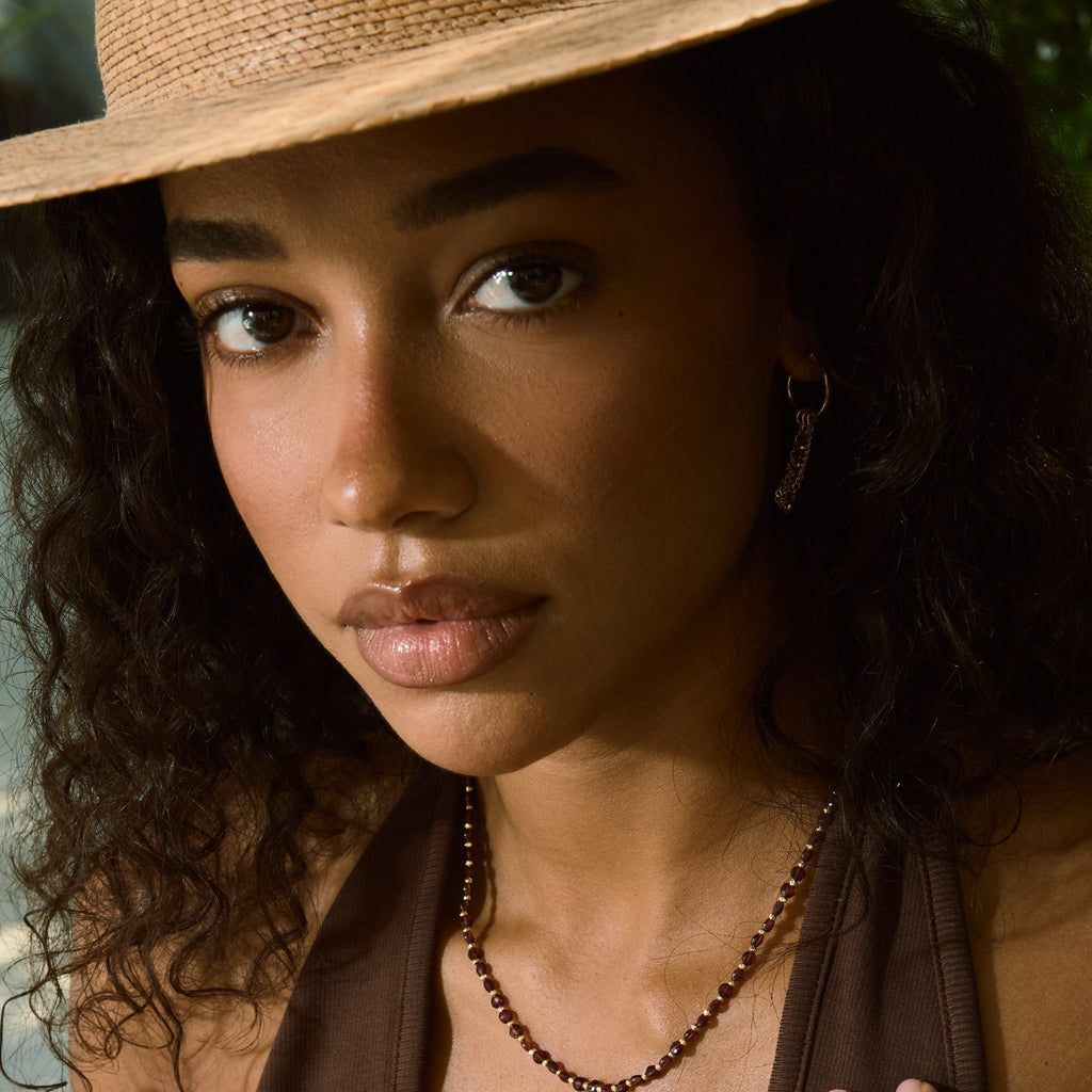 מחרוזת אבני חן גרנט | Lomi