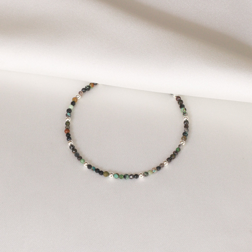 צמיד אבני חן 4 צבעים בפנים | Nina