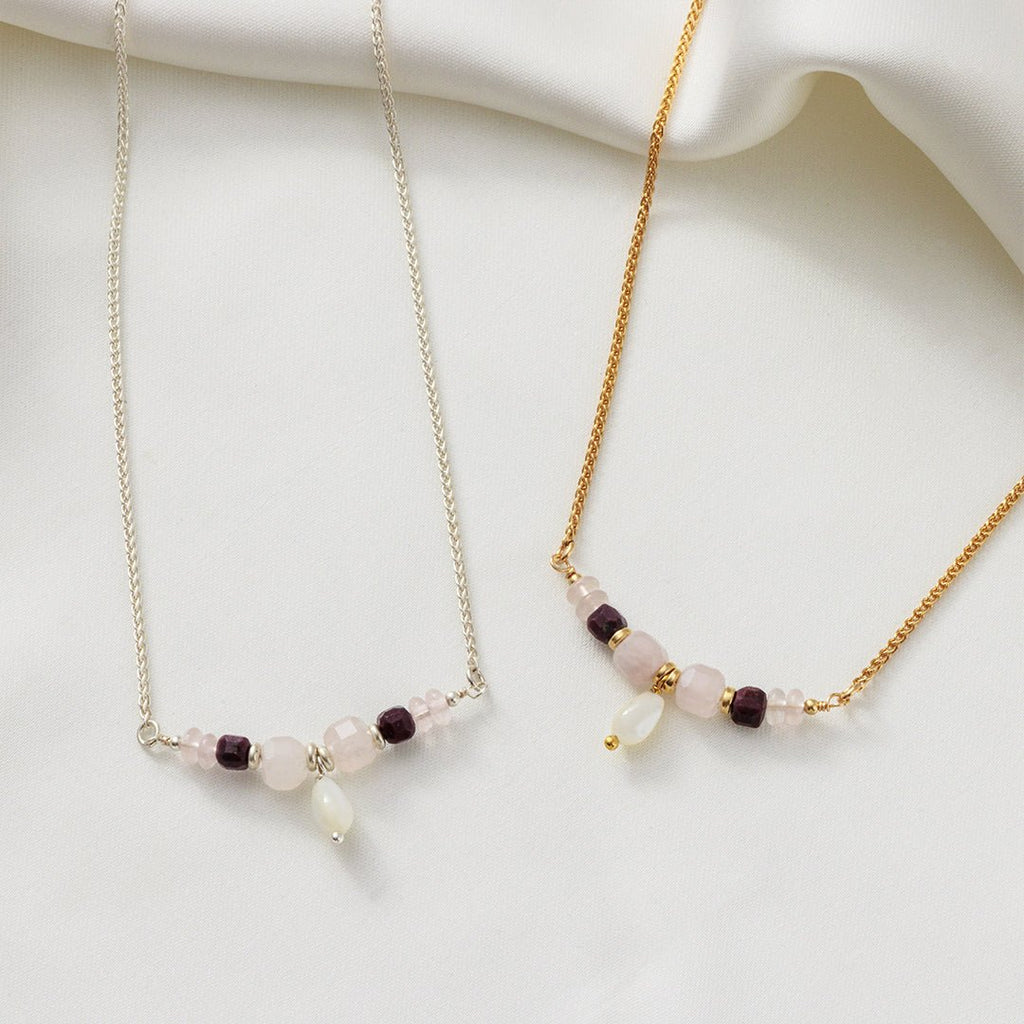 שרשרת אבני חן משולבות | Tropical