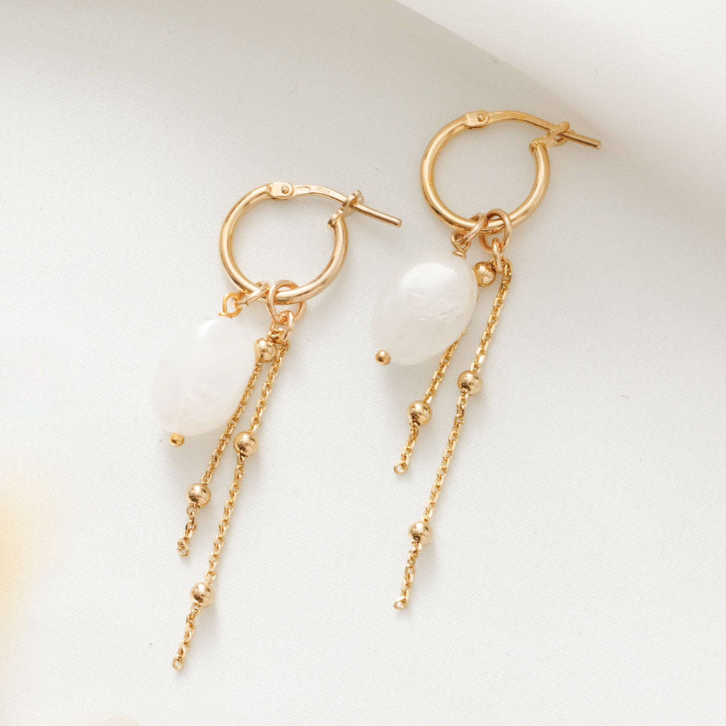 עגילי אבני חן צבעוני 4 ב-1 | Mini Mermaid